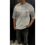 تیشرت طرح دار سفید کد 50