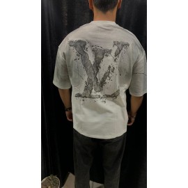 تیشرت طرح دار سفید کد 50