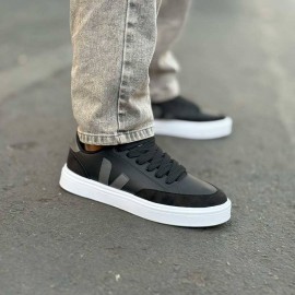 کتونی کف تخت vمشکی سفید 