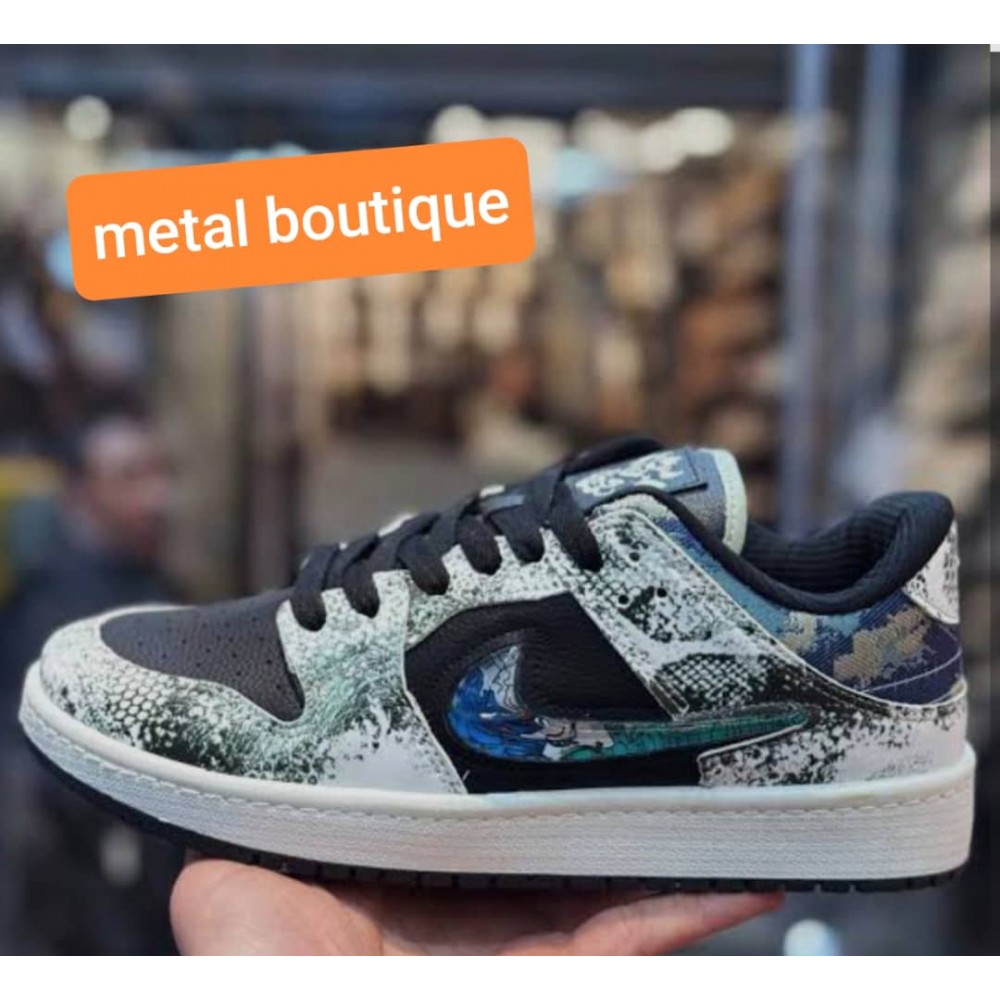  کتونی مردانه نایک مدل Dragon – مشکی سوسماری