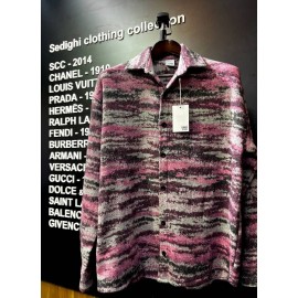 پیراهن پشمی کشمیر طرح دار گیلیمی کد 1