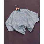 دورس سه نخ سنگشور گلدوزی پارچه خارجی سبز