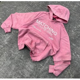 هودی سنگشور پارچه خارجی صورتی